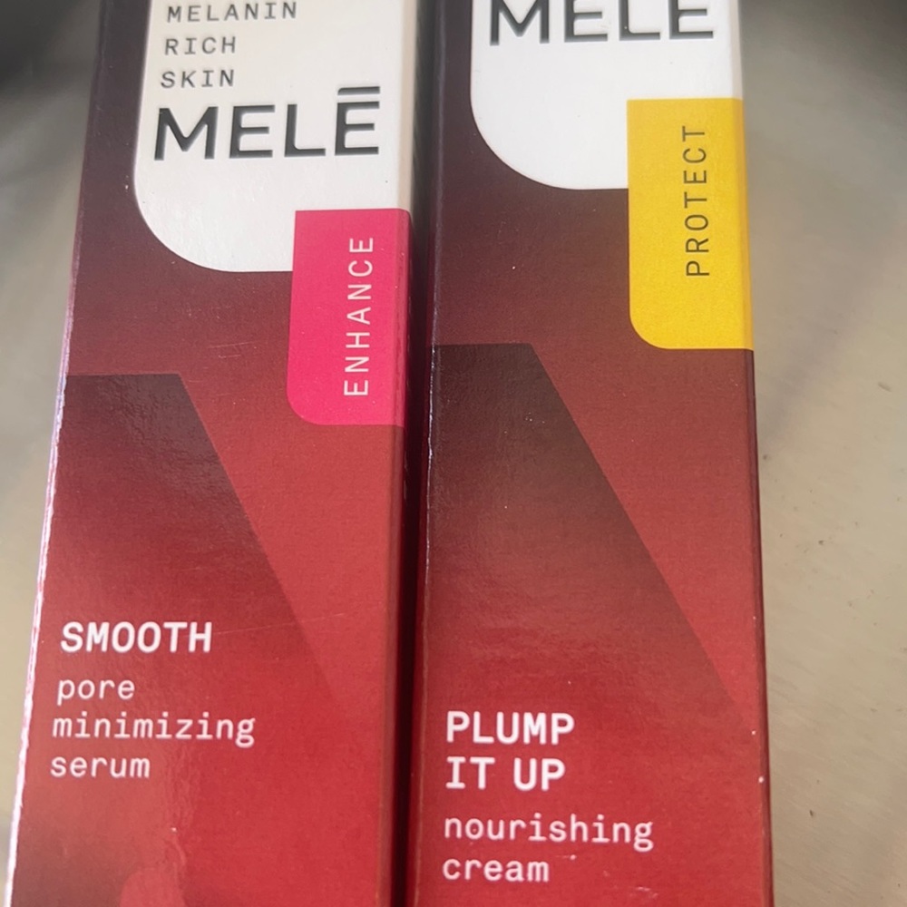 Mele Nourishing Cream & pore minimizing serum